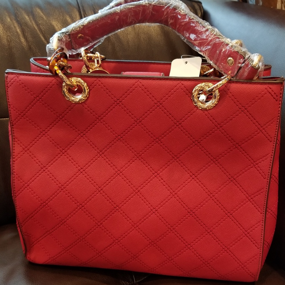 Mkf collection leather bag